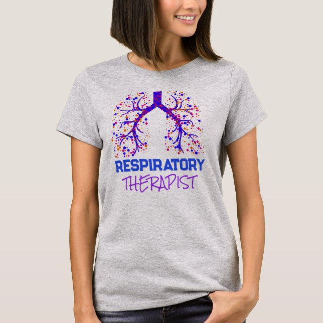 Camiseta Presente terapêutica respiratória (Frente)