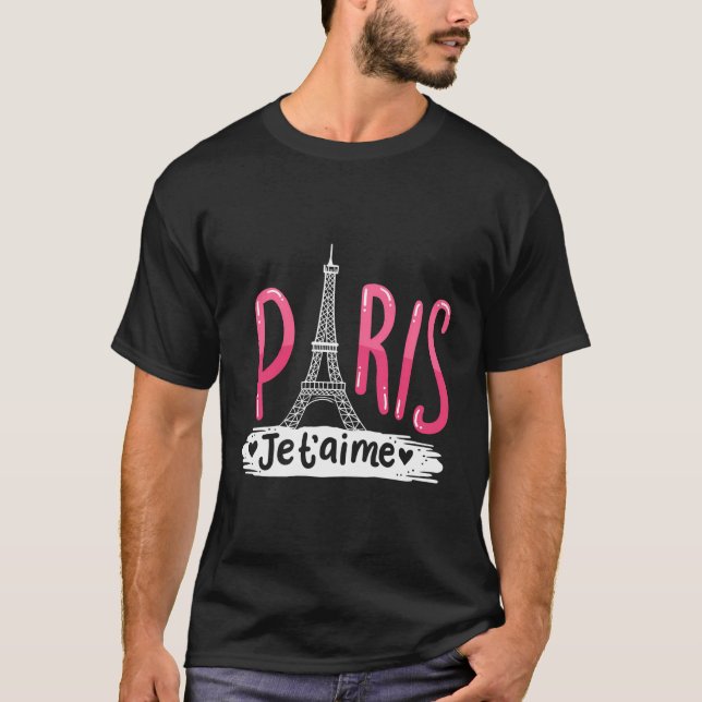 Camiseta Presente Torre Eiffel de Paris França (Frente)