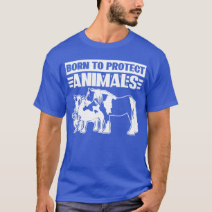Camiseta Presente vegano dos direitos dos animais Salve os