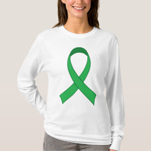 Camiseta Presente verde personalizado da consciência da