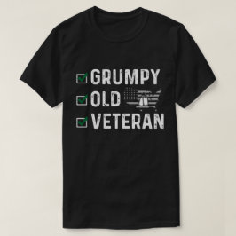 Camiseta Presente Veterano, Velho Veterano Grumpy
