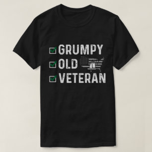 Camiseta Presente Veterano, Velho Veterano Grumpy