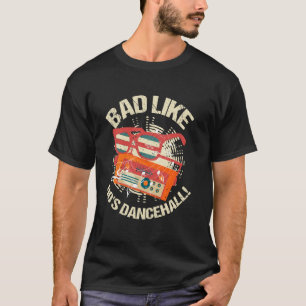 Camiseta Presente Vibrações Ruins de Reggae Retro Dancehall