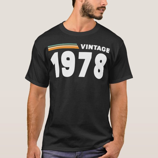 Camiseta Presente vintage de 1978 (Frente)