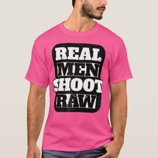 Camiseta Presente Vintage Homens de Verdade Fotografam Brut