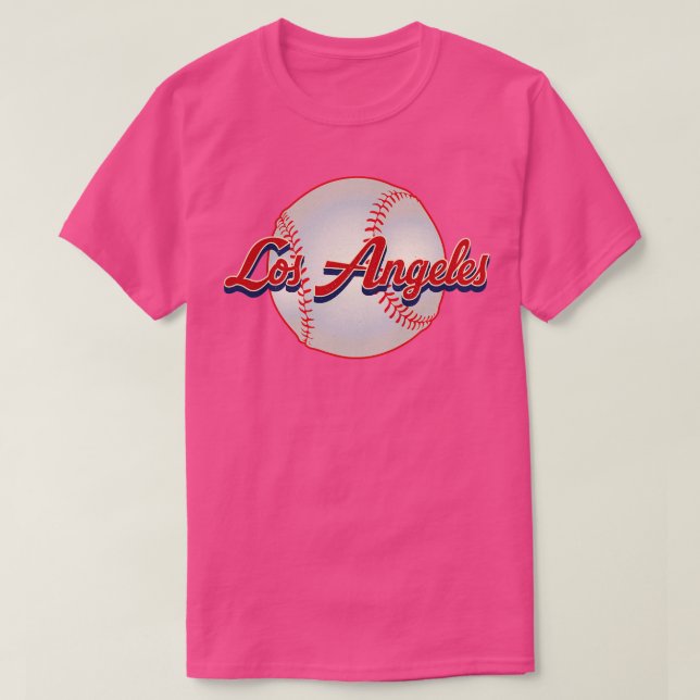 Camiseta Presente Vintage Los Angeles Baseball Team (Frente do Design)