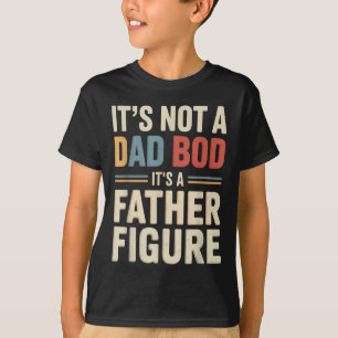 Camiseta Presente Vintage Não É Um Corpo De Pai É Uma Figur