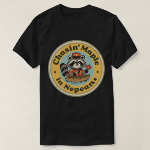 Camiseta Presente Vintage Nepean Ontario Guaxinim