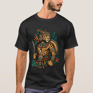 Camiseta Presente Vintage para Homem Guerreiro Tribal Jagua