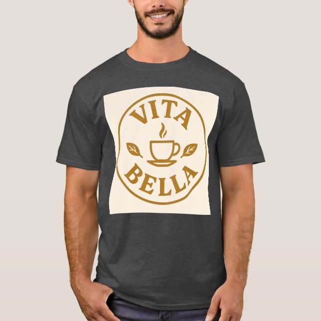 Camiseta Presente Vita Bella Coffee Circle (Frente)
