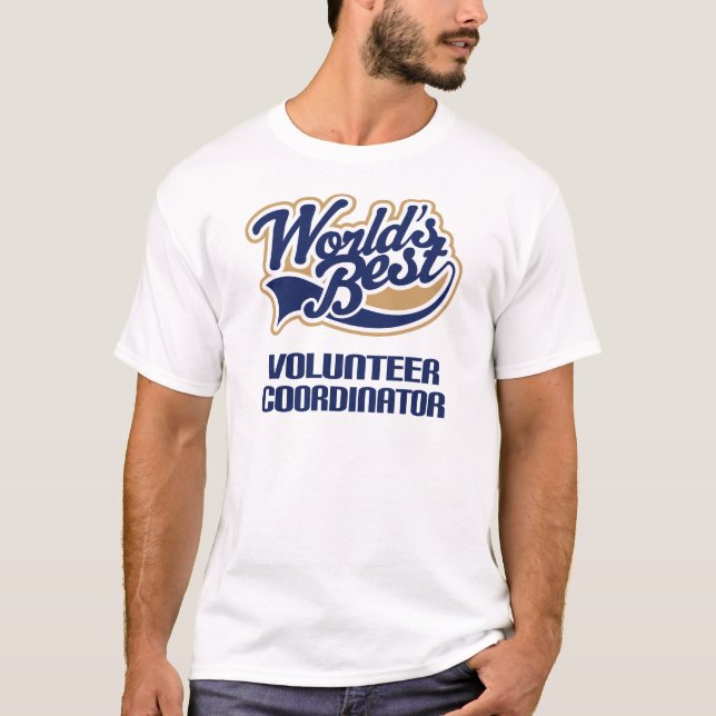 Camiseta Presente voluntário do coordenador (mundos (Frente)