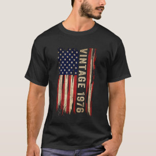 Camiseta Presentes 50 Anos de Idade Vintage 1976 50º Aniver