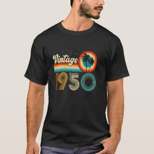Camiseta Presentes 75 Anos de Idade Vintage 1950 Retro 75º