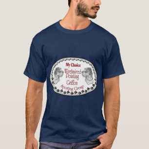 Camiseta Presentes apontar Griffon Wirehaired