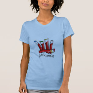 Camiseta Presentes artísticas do design dos tubos do sangu