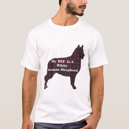 Camiseta Presentes BFF de GERMAN SHEPHERD BRANCO