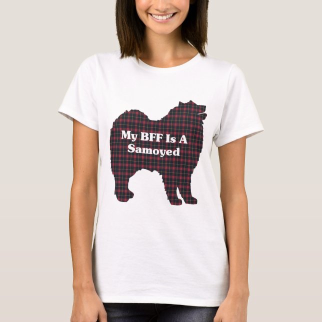 Camiseta Presentes BFF Samoyed (Frente)
