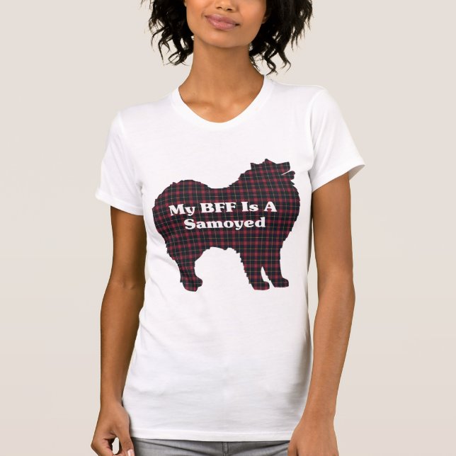 Camiseta Presentes BFF Samoyed (Frente)