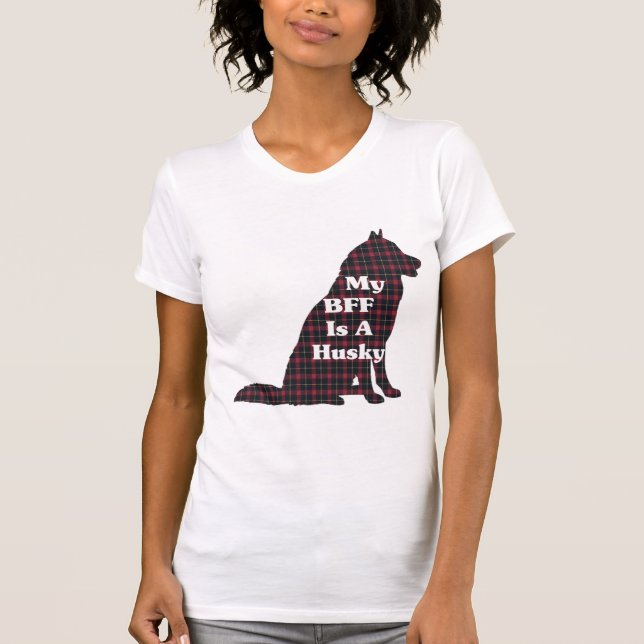 Camiseta Presentes BFF Siberianos HUSKY (Frente)