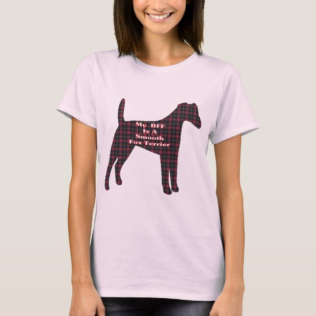 Camiseta Presentes BFF Suaves de Fox Terrier (Frente)