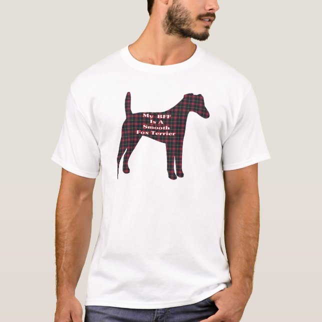 Camiseta Presentes BFF Suaves de Fox Terrier (Frente)