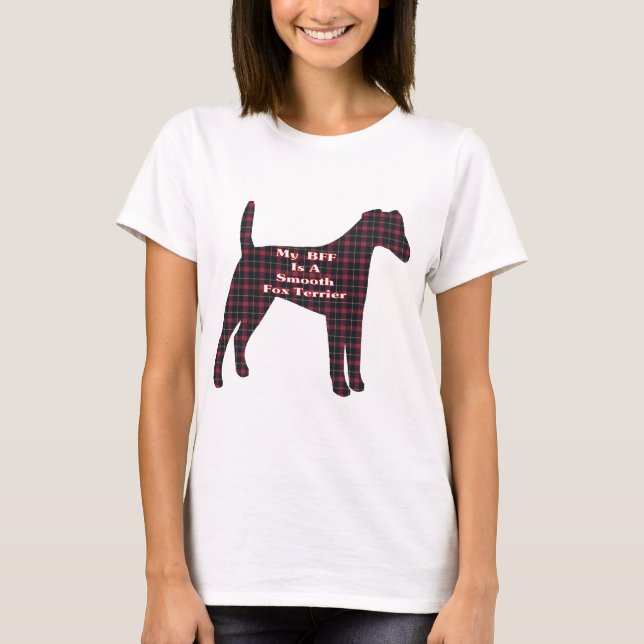 Camiseta Presentes BFF Suaves de Fox Terrier (Frente)
