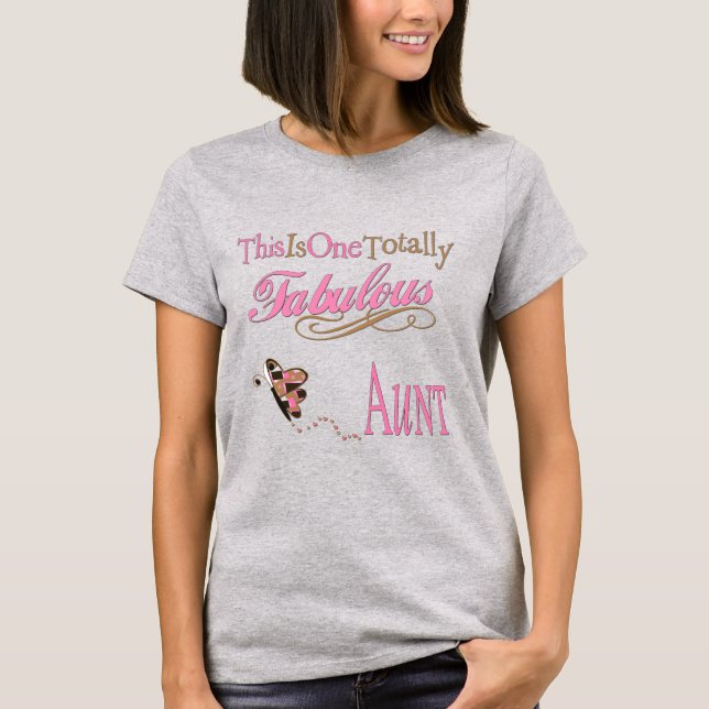 Camiseta Presentes bonitos para tias (Frente)