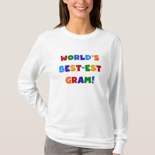 Camiseta Presentes brilhantes das cores do grama do