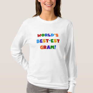 Camiseta Presentes brilhantes das cores do grama do