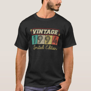 Camiseta Presentes com 28 anos Vintage 1994 Limited Edition