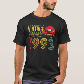 Camiseta Presentes com 29 anos Vintage 1993 Limited Edition