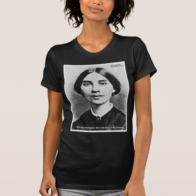 Camiseta Presentes com Citação de Amor "Noites Selvagens" d (Frente)