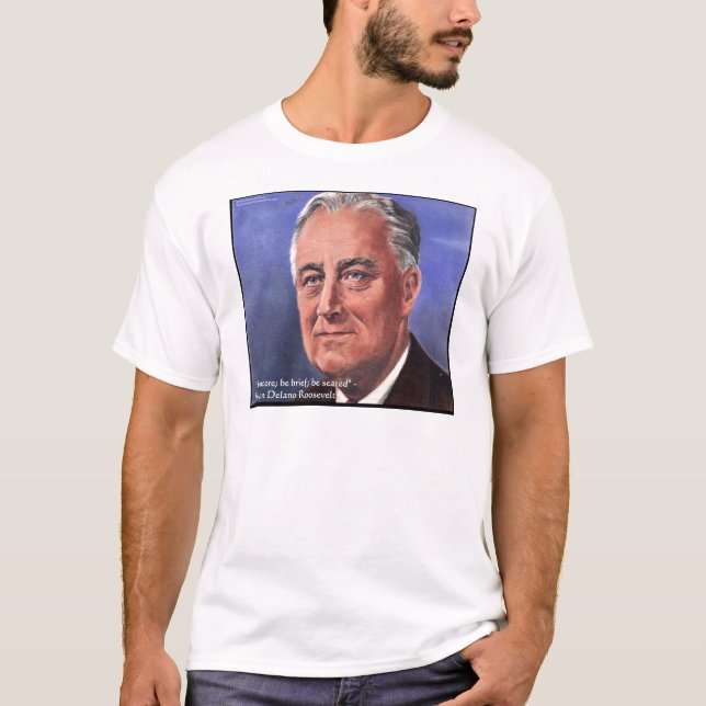 Camiseta Presentes com Citações de Sabedoria "Seja Breve" d (Frente)