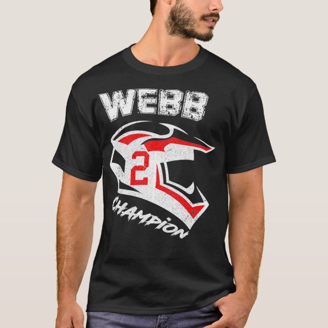 Camiseta Presentes Cooper 2 Webb Supercross e Motocross CW2 (Frente)