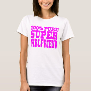 Camiseta Presentes cor-de-rosa legal 4 namoradas: Namorada