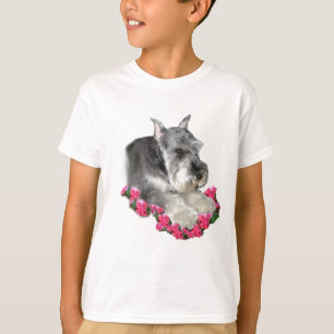 Camiseta Presentes da arte do Schnauzer diminuto