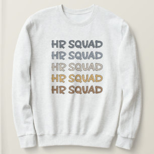 Camiseta Presentes da Equipe de Recursos Humanos no Esquadr