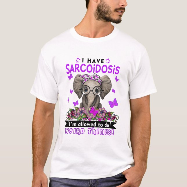 Camiseta Presentes da fita para a sensibilização para a sar (Frente)