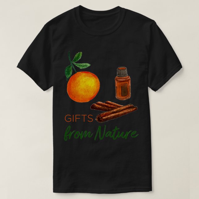 Camiseta Presentes da Natureza (Frente do Design)