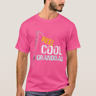Camiseta Presentes da neta Avô Reel Legal Avô