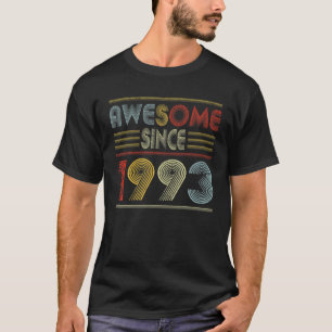Camiseta Presentes De 29 Anos Incríveis Desde 1993 Retro 29