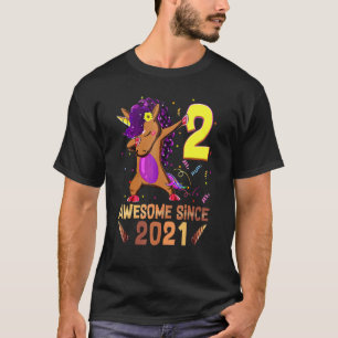 Camiseta Presentes De 2 Anos Depois De Dabbing segundo aniv