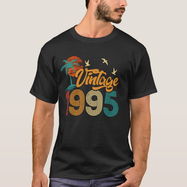 Camiseta Presentes De 30 Anos Feitos Em 1995 Com 30 Engraça (Frente)