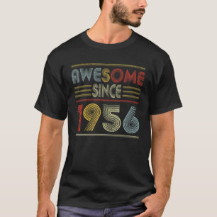 Camiseta Presentes De 66 Anos Incríveis Desde 1956 Retro 66