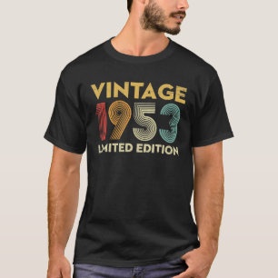 Camiseta Presentes de 69 anos Vintage Edição Limitada de 19