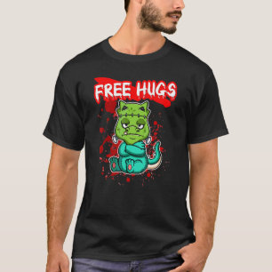 Camiseta Presentes de Abraços Grátis no Halloween Sarcasmo