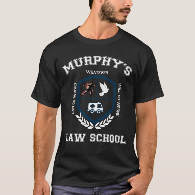 Camiseta Presentes de acidente com o Erro de Lei de Murphy (Frente)