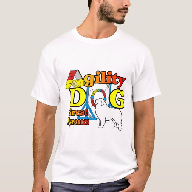 Camiseta Presentes de Agilidade dos Pirenéus excelentes (Frente)
