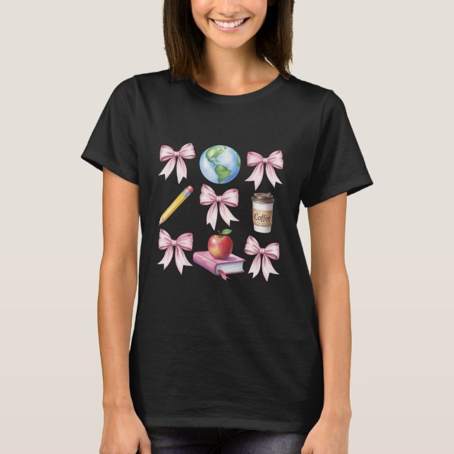 Camiseta Presentes de Agradecimento de Café para Professore (Frente)