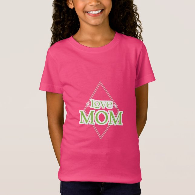 Camiseta Presentes de amor para a mamãe (Frente)